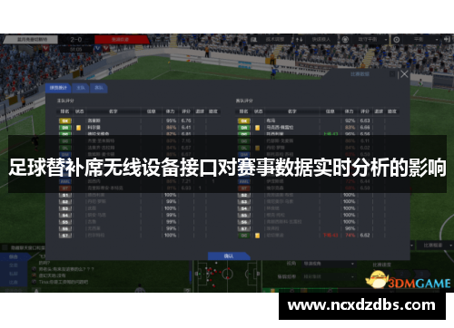 足球替补席无线设备接口对赛事数据实时分析的影响